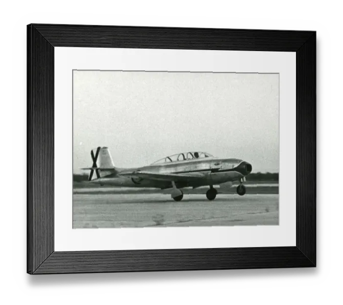 Framed Print : Hispano HA-200R Saeta first flight in 1955