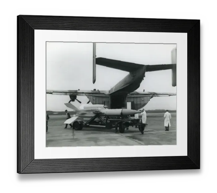 Framed Print : Bristol Bloodhound surface-to-air guided missile Framed Print : Bristol Bloodhound surface-to-air guided missile