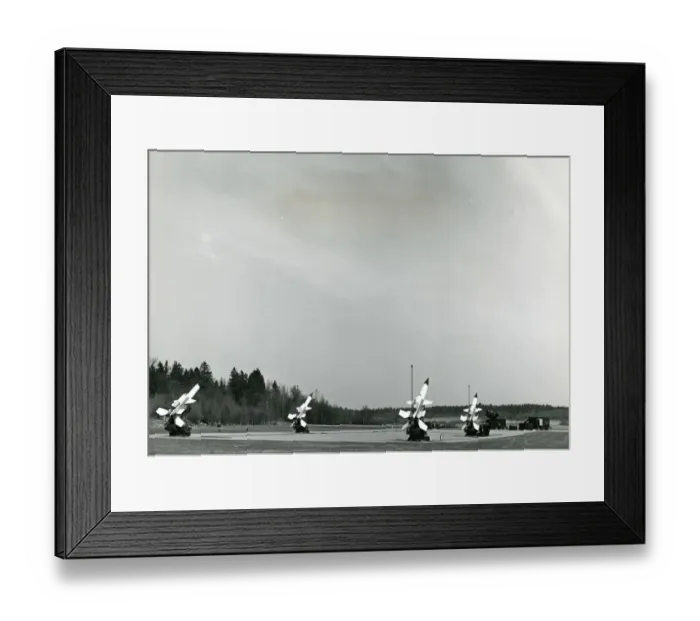 Framed Print : Bristol Bloodhound II surface-to-air guided missiles Framed Print : Bristol Bloodhound II surface-to-air guided missiles