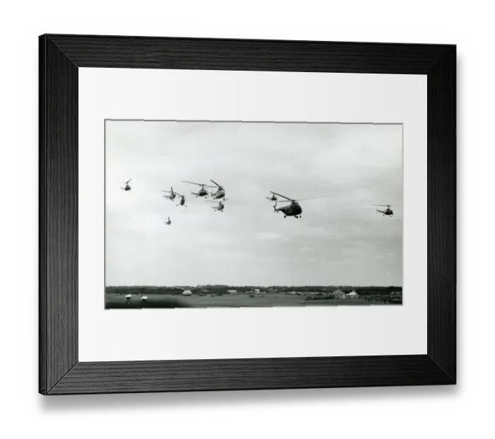 Framed Print : A mixed formation of Westland helicopters Framed Print : A mixed formation of Westland helicopters