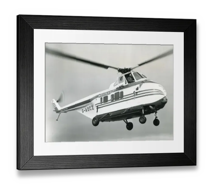 Framed Print : Westland WS-55 Series 2, G-AOCZ, a Westland demonstrator Framed Print : Westland WS-55 Series 2, G-AOCZ, a Westland demonstrator