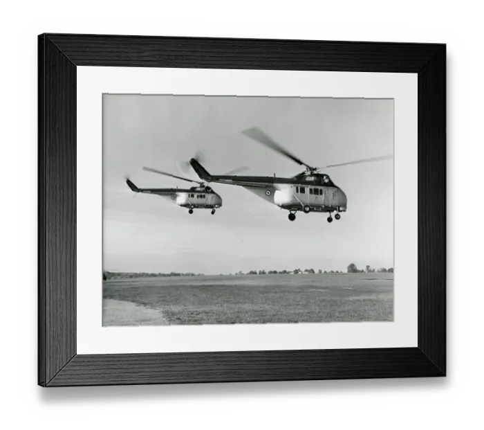Framed Print : The two Westland Whirlwind HCCMk8s, XN126 and XN127 Framed Print : The two Westland Whirlwind HCCMk8s, XN126 and XN127