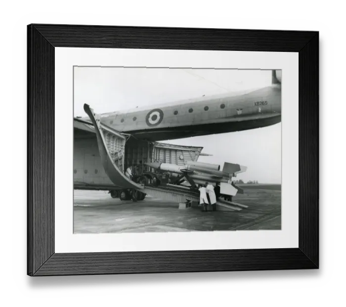 Framed Print : Bristol Bloodhound surface-to-air guided missile