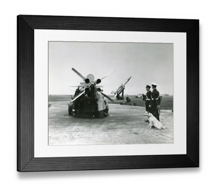 Framed Print : Bristol Bloodhound surface-to-air missile, North Coates Framed Print : Bristol Bloodhound surface-to-air missile, North Coates