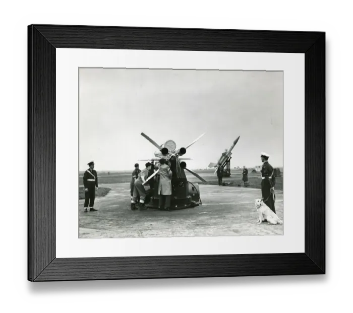 Framed Print : Bristol Bloodhound surface-to-air missile, North Coates Framed Print : Bristol Bloodhound surface-to-air missile, North Coates