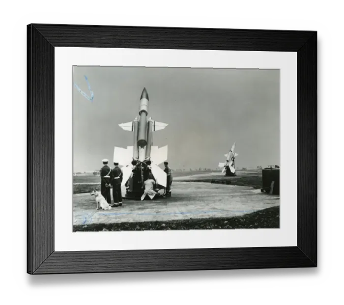 Framed Print : Bristol Bloodhound surface-to-air missile, North Coates Framed Print : Bristol Bloodhound surface-to-air missile, North Coates
