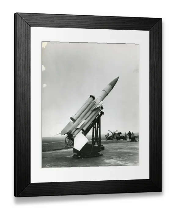 Framed Print : Bristol Bloodhound surface-to-air missile, North Coates Framed Print : Bristol Bloodhound surface-to-air missile, North Coates
