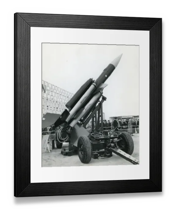 Framed Print : Bristol Bloodhound surface-to-air guided missile Framed Print : Bristol Bloodhound surface-to-air guided missile