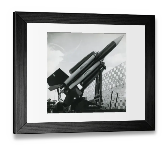 Framed Print : Bristol Bloodhound surface-to-air guided missile Framed Print : Bristol Bloodhound surface-to-air guided missile