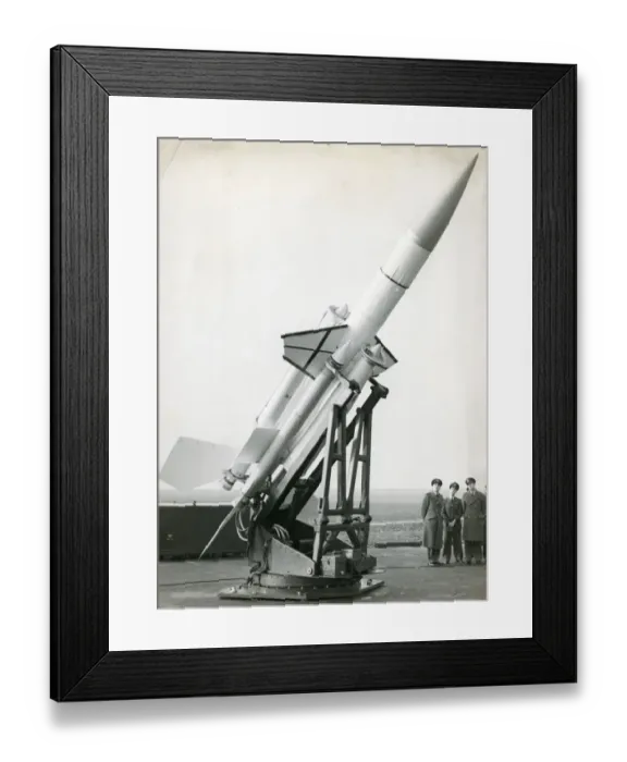 Framed Print : Prince Philip inspecting a Bristol Bloodhound surface-t? Framed Print : Prince Philip inspecting a Bristol Bloodhound surface-t?