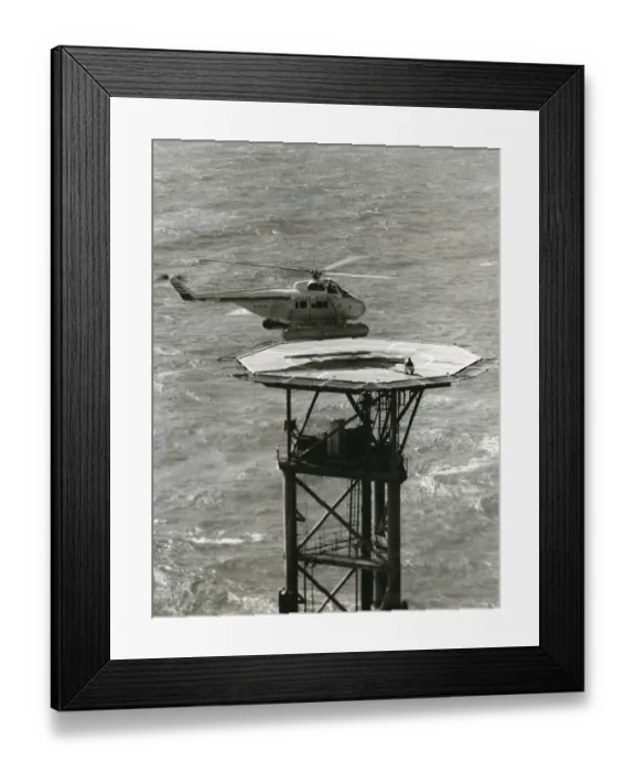 Framed Print : Westland Whirlwind Series 3, G-AOZK, of Bristow Helicopters Framed Print : Westland Whirlwind Series 3, G-AOZK, of Bristow Helicopters