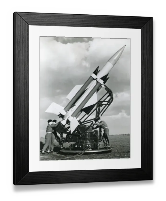 Framed Print : English Electric Thunderbird guided missile system Framed Print : English Electric Thunderbird guided missile system