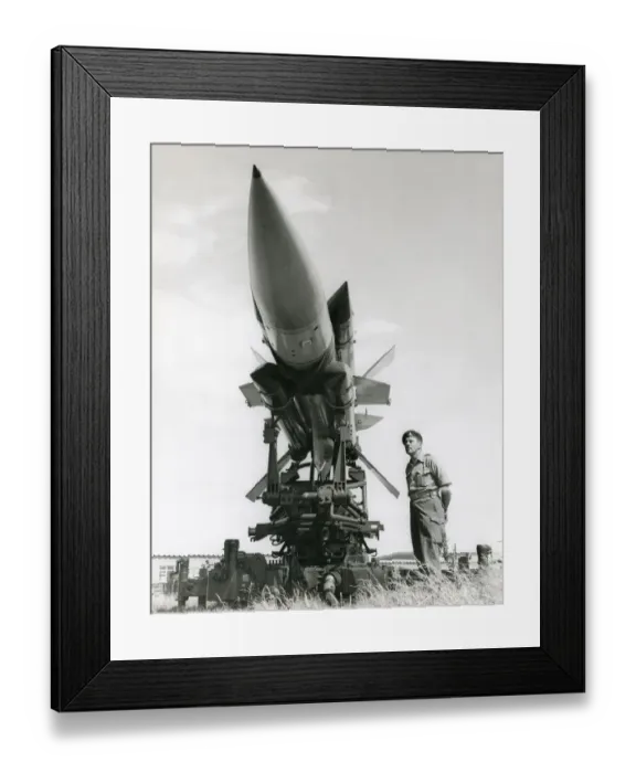 Framed Print : Sgt Leslie Williams of the 32nd Guided Weapons Regiment? Framed Print : Sgt Leslie Williams of the 32nd Guided Weapons Regiment?
