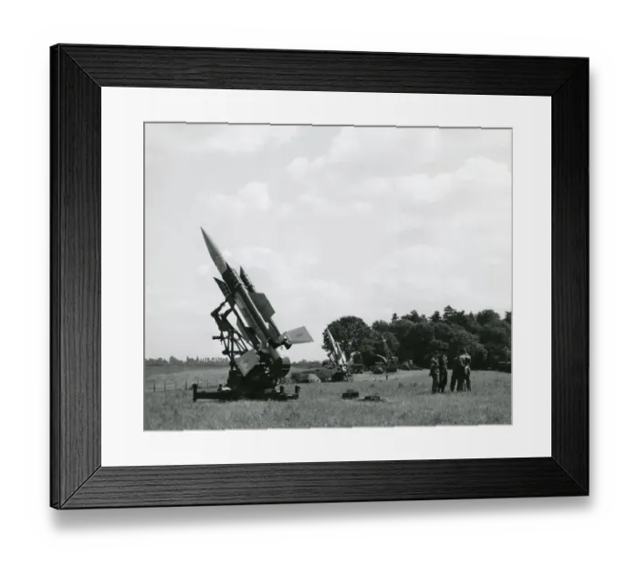 Framed Print : English Electric Thunderbird surface-to-air guided missiles Framed Print : English Electric Thunderbird surface-to-air guided missiles