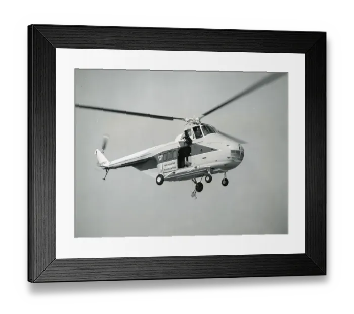 Framed Print : Westland Whirlwind demonstrator G-APDY after conversion Framed Print : Westland Whirlwind demonstrator G-APDY after conversion