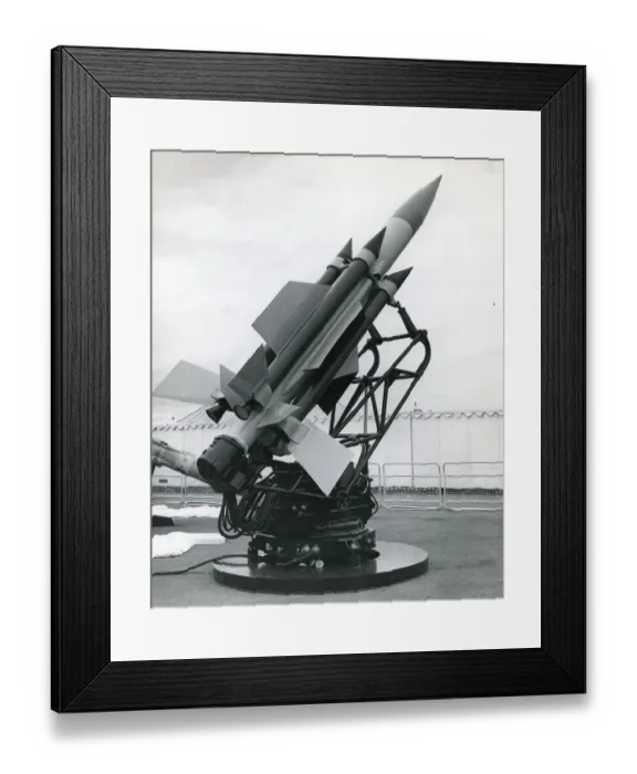 Framed Print : English Electric Thunderbird surface-to-air guided missile Framed Print : English Electric Thunderbird surface-to-air guided missile