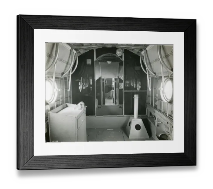 Framed Print : Interior of the Short S14 Sarafand, S1589, looking forw? Framed Print : Interior of the Short S14 Sarafand, S1589, looking forw?