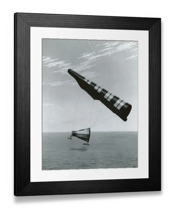 Framed Print : NASA - Rogallo wing to recover Gemini spacecraft Framed Print : NASA - Rogallo wing to recover Gemini spacecraft
