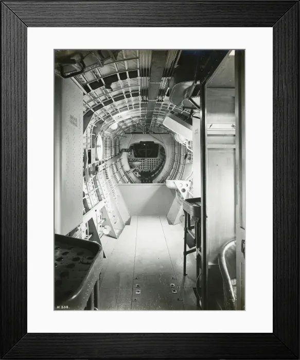 Framed Print : Short S14 Sarafand, S1589, aft storage space and lavatory Framed Print : Short S14 Sarafand, S1589, aft storage space and lavatory