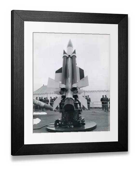 Framed Print : English Electric Thunderbird surface-to-air guided missile Framed Print : English Electric Thunderbird surface-to-air guided missile