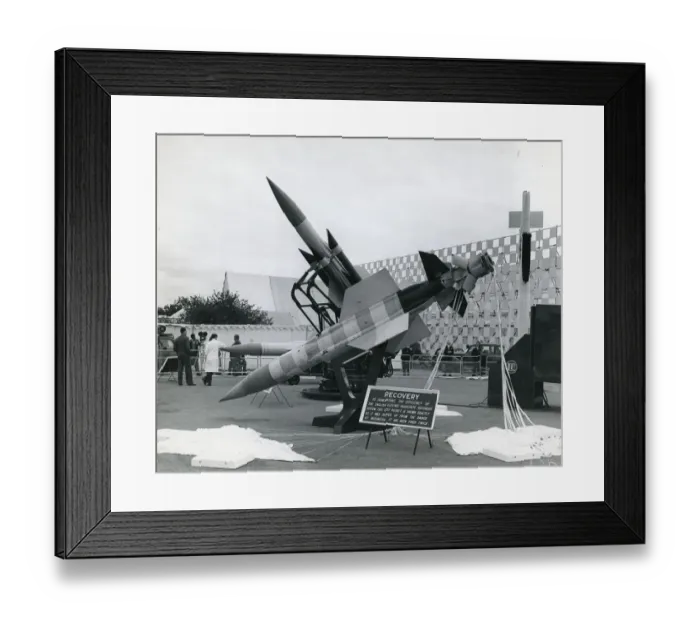 Framed Print : An English Electric Thunderbird surface-to-air guided m? Framed Print : An English Electric Thunderbird surface-to-air guided m?