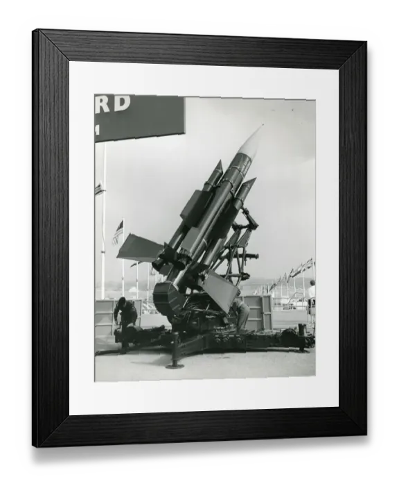 Framed Print : English Electric Thunderbird surface-to-air guided missile Framed Print : English Electric Thunderbird surface-to-air guided missile