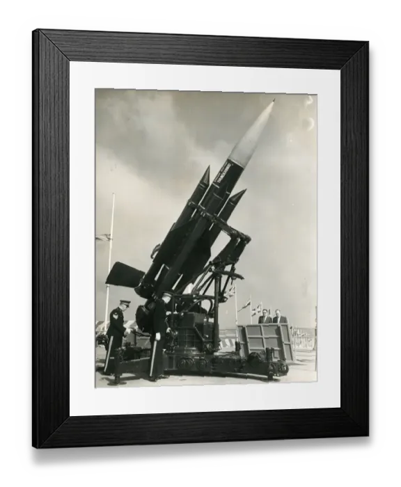 Framed Print : English Electric Thunderbird surface-to-air guided missile Framed Print : English Electric Thunderbird surface-to-air guided missile