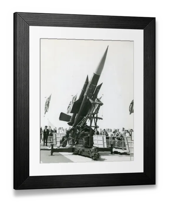 Framed Print : English Electric Thunderbird surface-to-air guided missile Framed Print : English Electric Thunderbird surface-to-air guided missile
