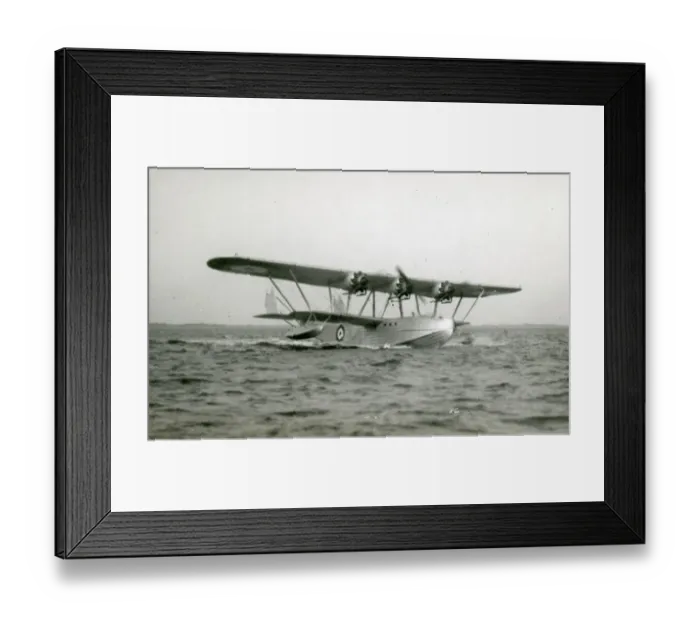 Framed Print : Saunders A7 Severn, N240
