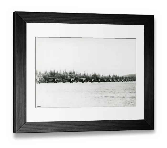 Framed Print : Fokker CVs of the Norwegian Army Air Service