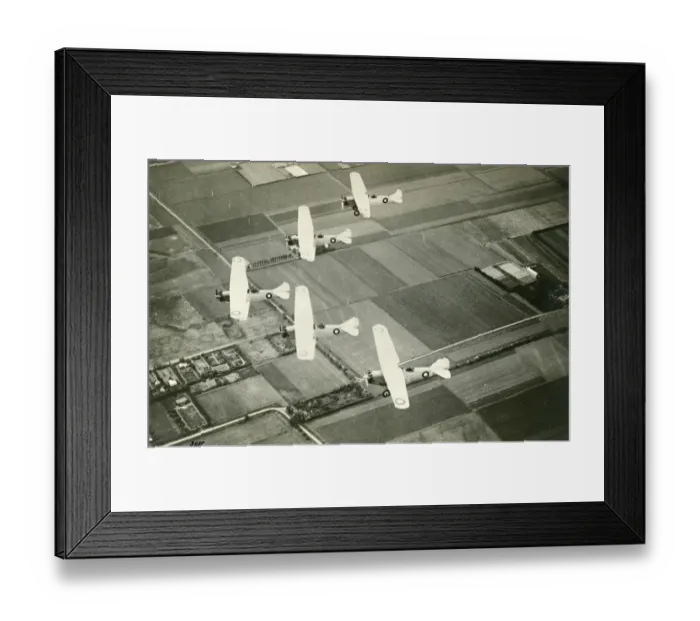 Framed Print : Fokker CVs of the Danish Army Air Corps Framed Print : Fokker CVs of the Danish Army Air Corps