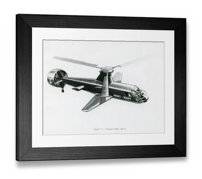 Framed Print : Artist?s concept of the Piasecki 16H-1A Pathfinder II