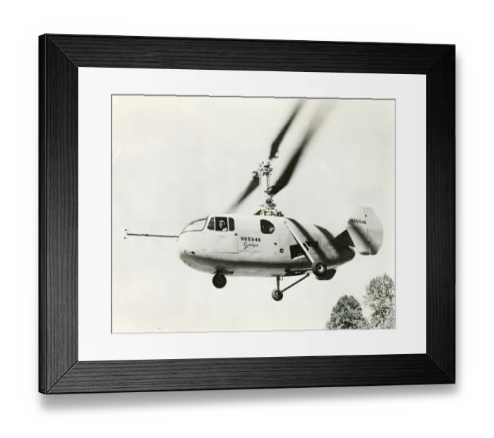 Framed Print : Gyrodyne GCA-2C, N6594K Framed Print : Gyrodyne GCA-2C, N6594K