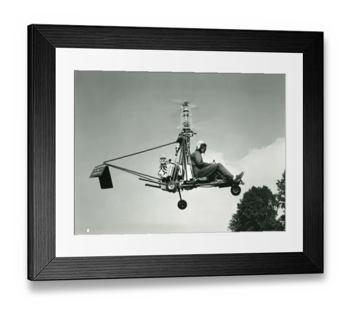 Framed Print : Gyrodyne XRON-1 Rotorcycle Framed Print : Gyrodyne XRON-1 Rotorcycle