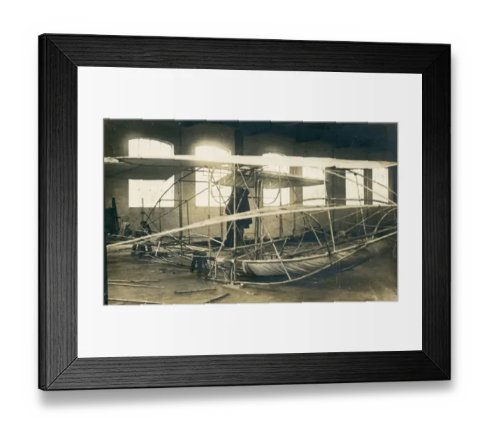 Framed Print : A partly-built Baden-Powell ?Quadruplane? c. 1910-1911 Framed Print : A partly-built Baden-Powell ?Quadruplane? c. 1910-1911