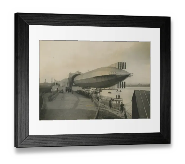 Framed Print : HMA No1 Mayfly leaving floating shed at the Cavendish Dock Framed Print : HMA No1 Mayfly leaving floating shed at the Cavendish Dock