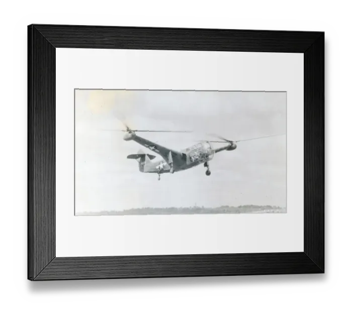 Framed Print : Platt-LePage XR-1A, 42-6581