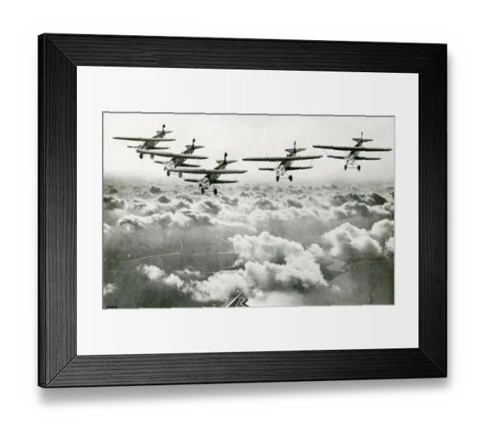 Framed Print : Fokker CV-Ds of the Dutch Army Aviation Group Framed Print : Fokker CV-Ds of the Dutch Army Aviation Group