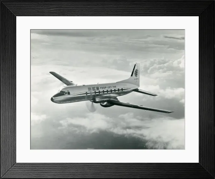 Framed Print : Hawker Siddeley HS748 Series 1, G-ASPL Framed Print : Hawker Siddeley HS748 Series 1, G-ASPL