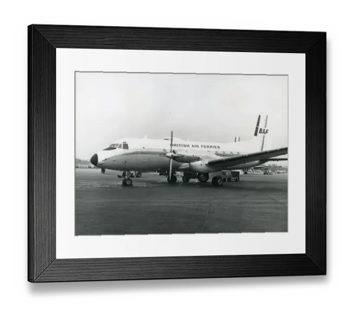 Framed Print : Hawker Siddeley HS748 Series 2, G-ATMJ Framed Print : Hawker Siddeley HS748 Series 2, G-ATMJ