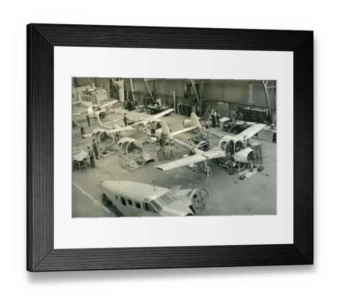 Framed Print : Production line of the Fokker F25 Promotor Framed Print : Production line of the Fokker F25 Promotor