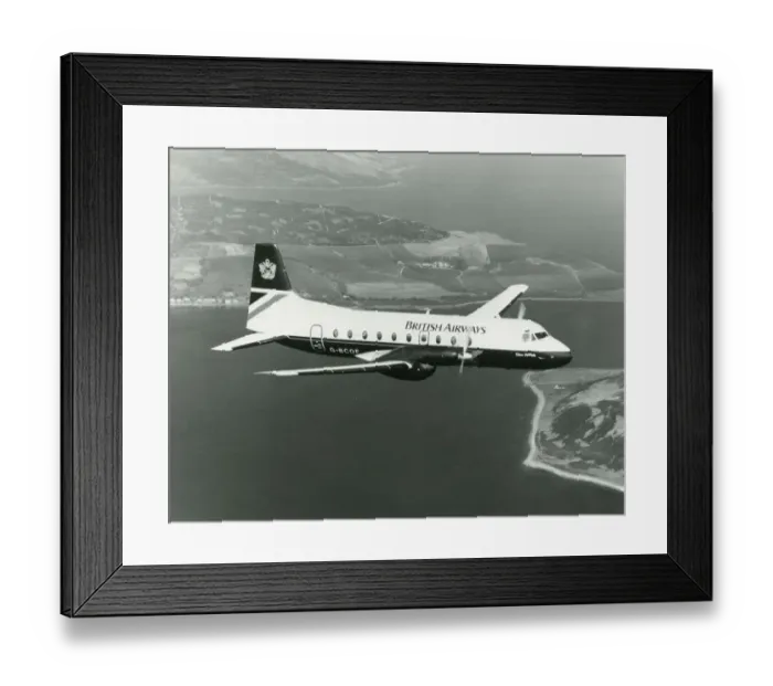 Framed Print : Hawker Siddeley HS748 Series 2A, G-BCOF Framed Print : Hawker Siddeley HS748 Series 2A, G-BCOF