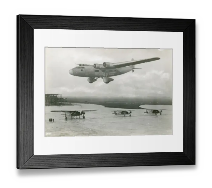 Framed Print : Artist?s impression of a Fokker FXXII of KLM Framed Print : Artist?s impression of a Fokker FXXII of KLM
