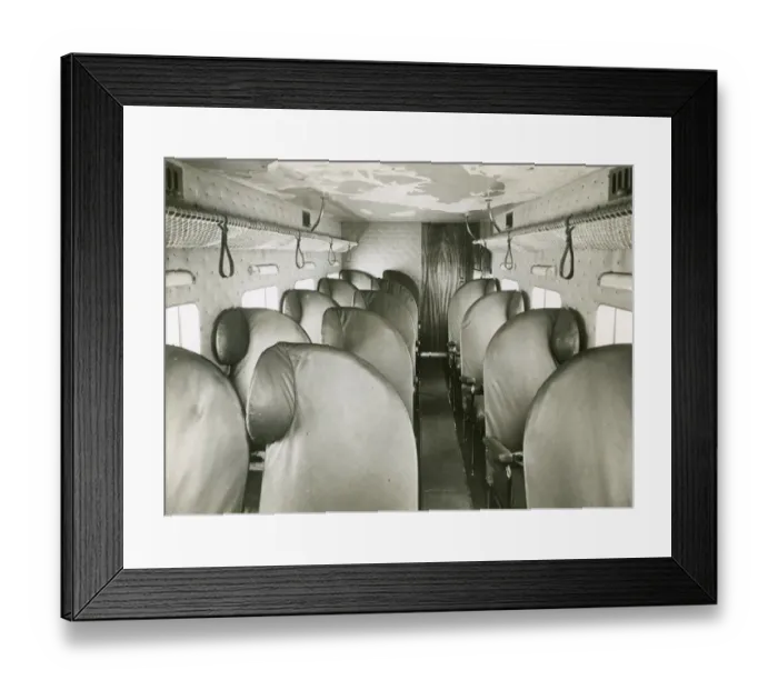Framed Print : Interior of Fokker FXII, SE-ACZ, of A-B Aerotransport Framed Print : Interior of Fokker FXII, SE-ACZ, of A-B Aerotransport