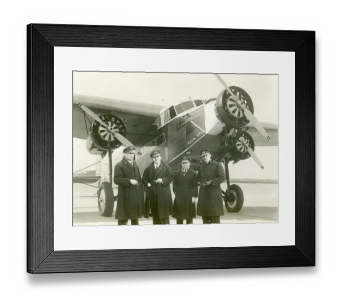 Framed Print : Fokker FXVIII, PH-AIP, Pelikaan, of KLM which in Decemb? Framed Print : Fokker FXVIII, PH-AIP, Pelikaan, of KLM which in Decemb?