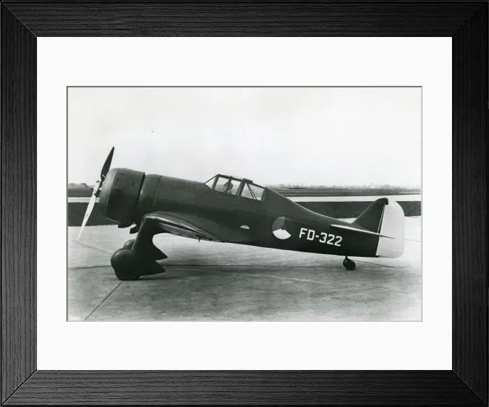 Framed Print : First prototype Fokker DXXI, FD-322 Framed Print : First prototype Fokker DXXI, FD-322
