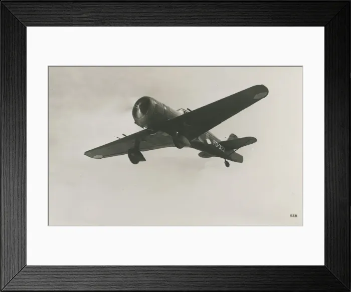 Framed Print : First prototype Fokker DXXI, FD-322 Framed Print : First prototype Fokker DXXI, FD-322