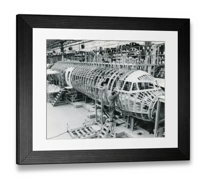 Framed Print : 1st British Aerospace ATP under construction at Woodford Framed Print : 1st British Aerospace ATP under construction at Woodford