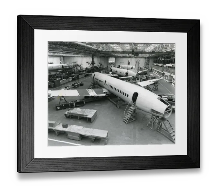 Framed Print : 1st British Aerospace ATP under construction at Woodford Framed Print : 1st British Aerospace ATP under construction at Woodford