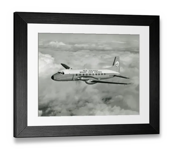 Framed Print : Hawker Siddeley HS748 Series 2A, ZK-CWJ Framed Print : Hawker Siddeley HS748 Series 2A, ZK-CWJ